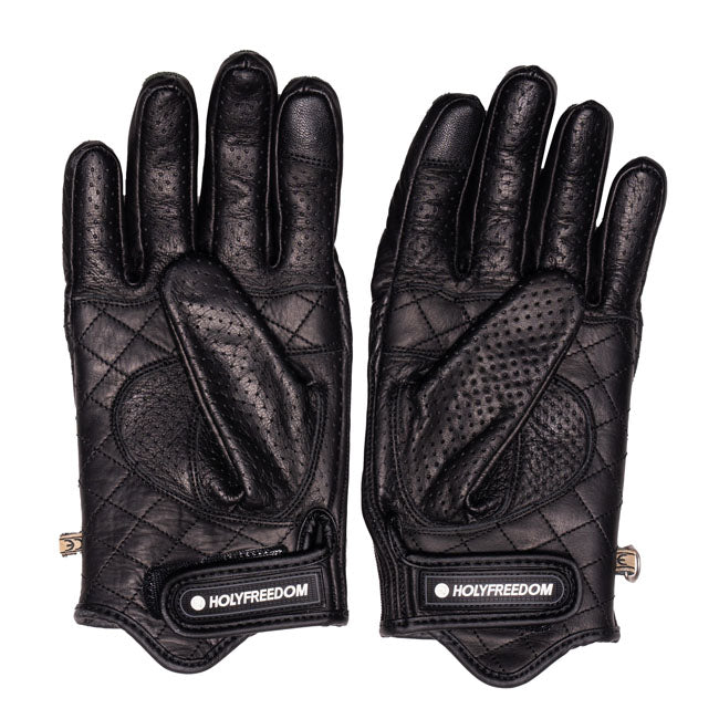 Holy Freedom Tools Handschoenen Oranje Met Lederpalm Antislijtage Touchscreen CE EN 13594