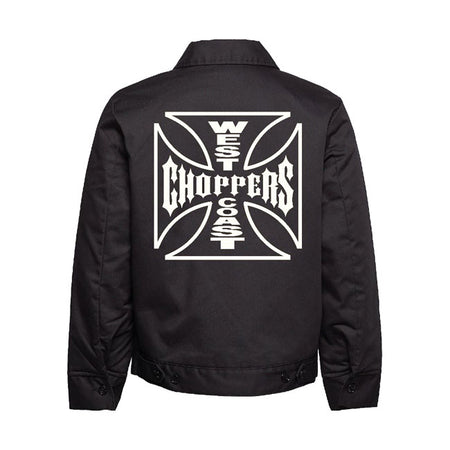Based on an American classic this WCC lined workjacket is made of polyester/cotton outer shell and a nylon taffeta inner lining. At the front left chest the cross logo is emboidered. The design on the back is embroidered as well. The jacket come in a classic loose fit and is perfect for chilly days and can be used as an all day essentail.