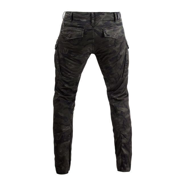 John Doe Defender Mono Camouflage Motorbroek CE AAA Bescherming Met Knie En Heup