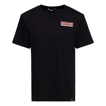 Can you hear the burnouts before the race even starts? Then this t-shirt from King Kerosin is made for you! The eye-catching drag strip motif on the back brings the spirit of Californian racetracks directly into your style. With a classic crew neck; regular fit; and 100% soft cotton; the shirt sits comfortably; whether you''re tinkering; cruising; or chilling in the pit lane. Welcome to California; racer! Available in black and off-white.