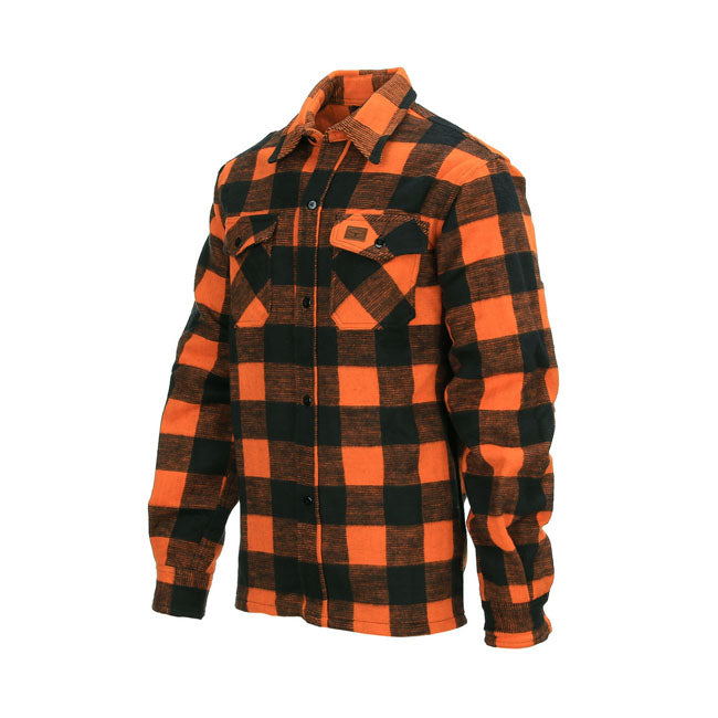 This timeless lumberjack shirt is made of high quality and has a perfect fit. With double layer for extra warmth and against rain; 100% cotton.