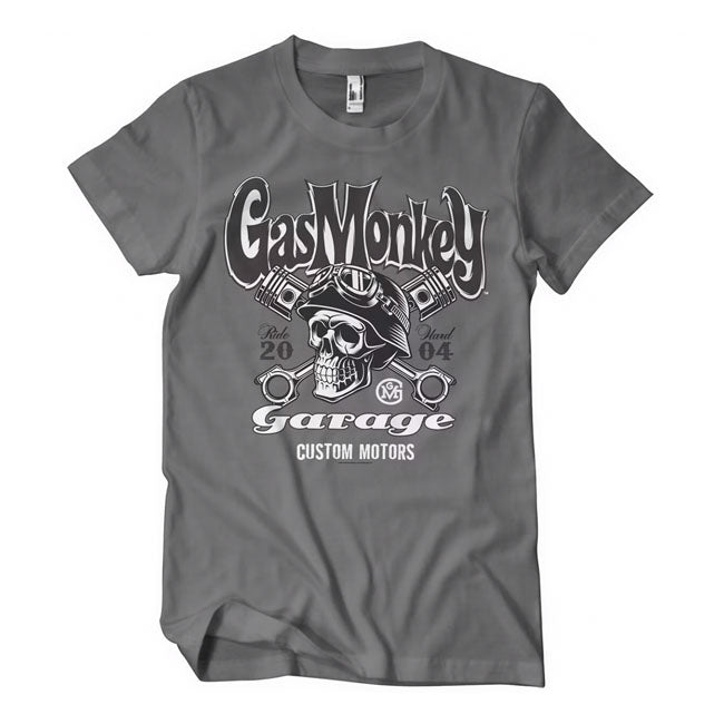Gas Monkey Garage! Choose your favorite t-shirt; hoodie; tanktop; long sleeve or cap from the legendary Dallas-based garage founded by Richard Rawlings and made famous by their tv show. Blending craftsmanship; rock 'n' roll energy; and Texas grit; Gas Monkey Garage has become a symbol of automotive passion and bold designs. Also their apparel have bold designs; every piece; from rugged t-shirts to stylish hoodies are made from 100% cotton have a nice print on the back or front. Wear the legend. Embrace the 