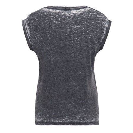Born to ride; this sleeveless t-shirt by Queen Kerosin with "Forever 2 Wheels" artwork brings a true biker feel to your style. The bold print in classic 70s typography meets an authentic enzyme wash finish. The lightweight fabric blend and soft feel make this shirt the perfect companion; whether you''re on your bike or out with the girls. The round neck and loose fit ensure a comfortable fit with attitude. Available in anthracite and orange.