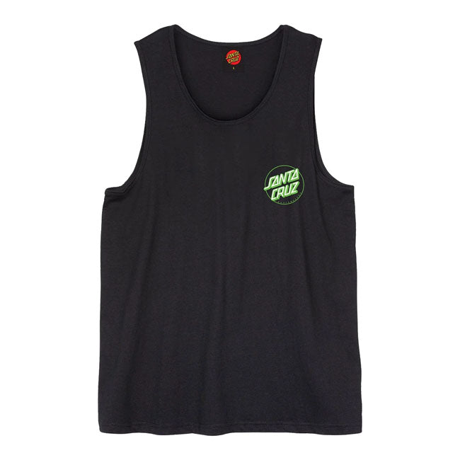 Stay cool and stylish with the Santa Cruz Partial Dot top in black and pacific blue! Featuring a sleek and minimal design; this top highlights the iconic Santa Cruz Dot logo with a fresh; contemporary twist. Perfect for layering or wearing solo; it's crafted for comfort and durability; making it ideal for skate sessions or casual days out. Made from premium-quality fabric; the Partial Dot top combines effortless style with a versatile fit. Pair it with your favourite shorts or jeans to create a look that's 