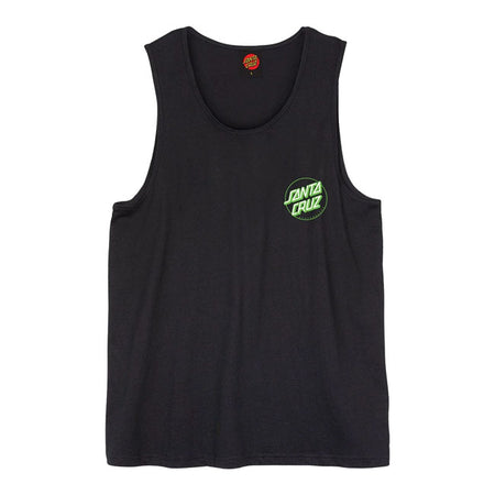 Stay cool and stylish with the Santa Cruz Partial Dot top in black and pacific blue! Featuring a sleek and minimal design; this top highlights the iconic Santa Cruz Dot logo with a fresh; contemporary twist. Perfect for layering or wearing solo; it's crafted for comfort and durability; making it ideal for skate sessions or casual days out. Made from premium-quality fabric; the Partial Dot top combines effortless style with a versatile fit. Pair it with your favourite shorts or jeans to create a look that's 