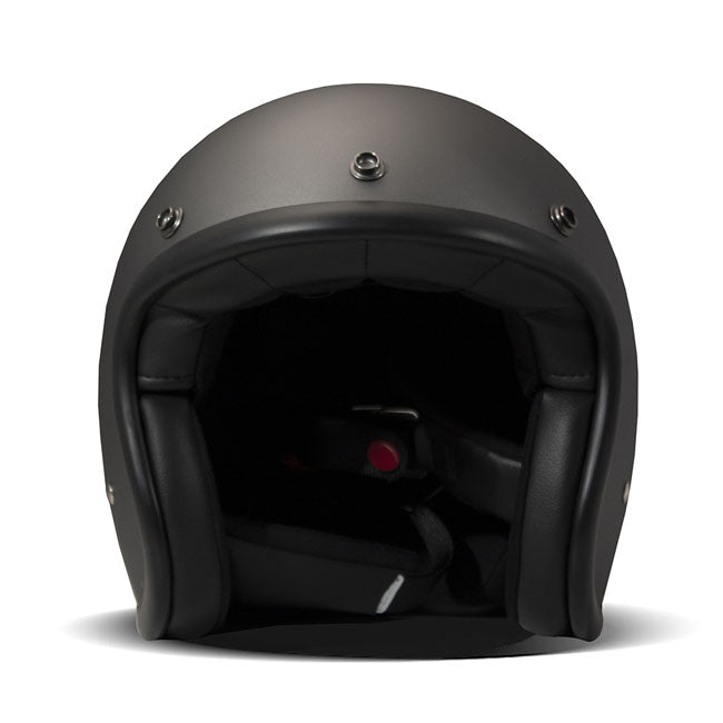 Embrace the fusion of classic style and modern functionality with the DMD Retro helmet; a nod to the iconic 70''s design. This helmet isn''t just a protective gear but a statement piece; crafted for those who dare to stand out. With its ECE 22.06 approved fiberglass shell available in three sizes; it offers a snug fit. The helmet is bluetooth ready; features integrated snaps for visors; and boasts a luxurious; washable lining with Velcro for a custom fit. Secured with a padded chin strap and a reliable Doub