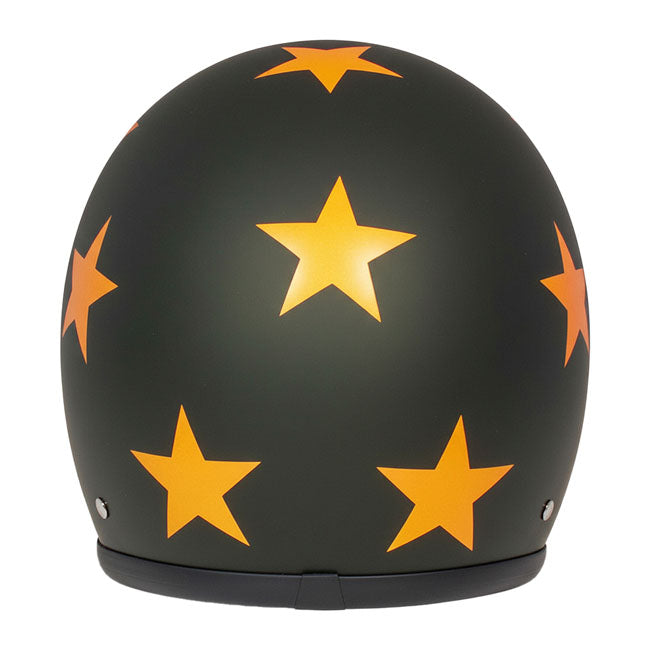 Embrace the fusion of classic style and modern functionality with the DMD Retro helmet; a nod to the iconic 70''s design. This helmet isn''t just a protective gear but a statement piece; crafted for those who dare to stand out. With its ECE 22.06 approved fiberglass shell available in three sizes; it offers a snug fit. The helmet is bluetooth ready; features integrated snaps for visors; and boasts a luxurious; washable lining with Velcro for a custom fit. Secured with a padded chin strap and a reliable Doub