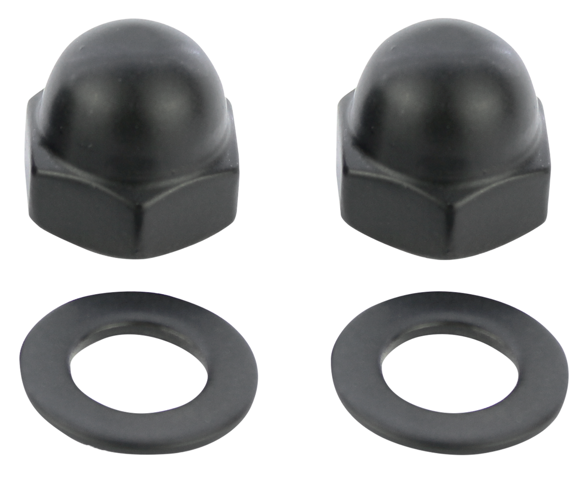 BLACK STAINLESS MIRROR NUT KIT