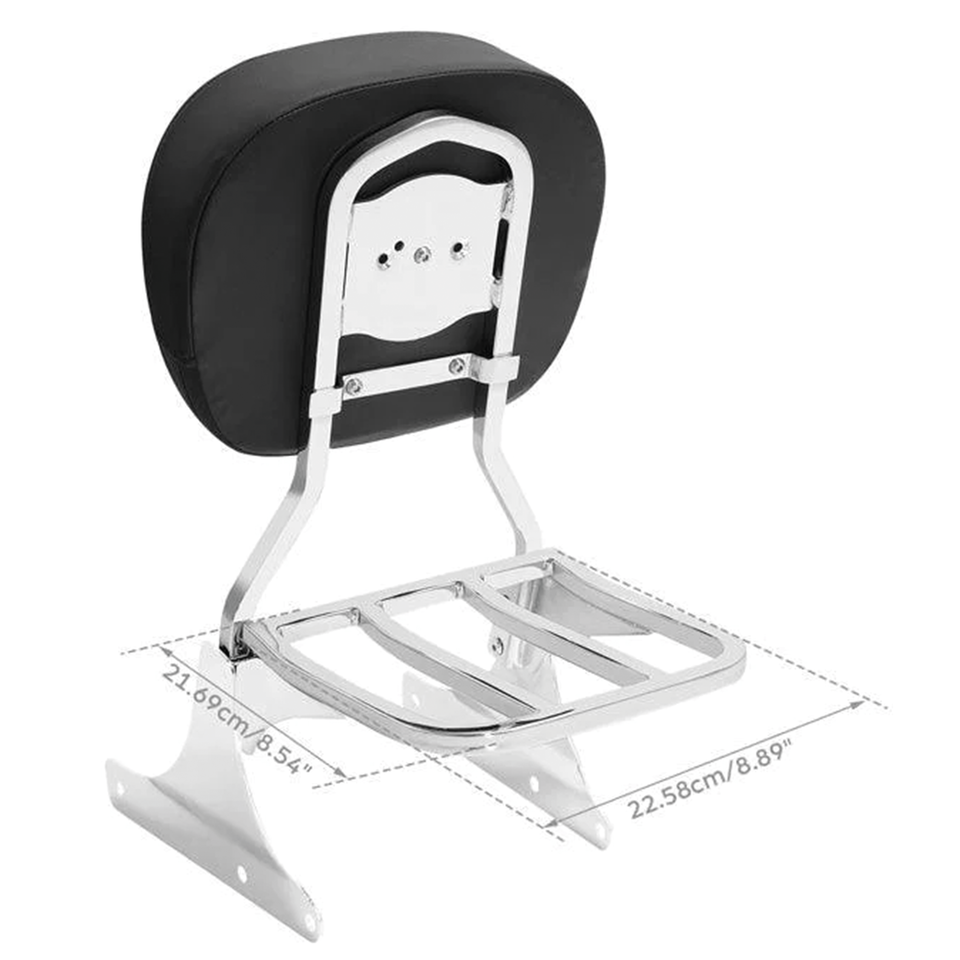 RIGID MOUNT SISSY BAR & RACK KITS FOR SOFTAIL