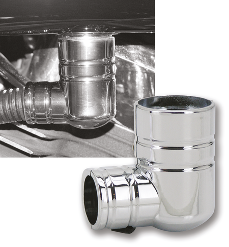 CHROME FUEL TANK FITTING COVER