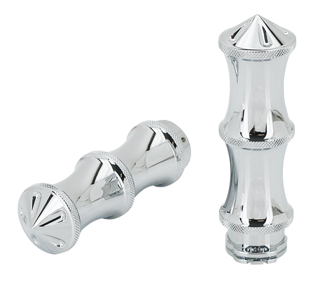 CHROME BILLET MIAMI GRIPS