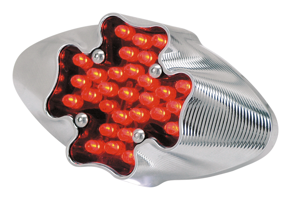 CHROME STEPPED LED TAILLIGHT