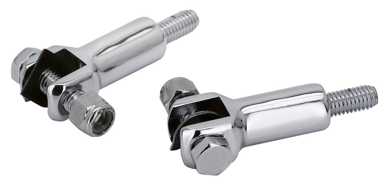 CHROME PASSENGER FOOT PEG SUPPORTS