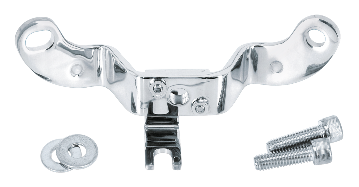 CHROME ENRICHENER KNOB BRACKET 2004-2006 SPORTSTER