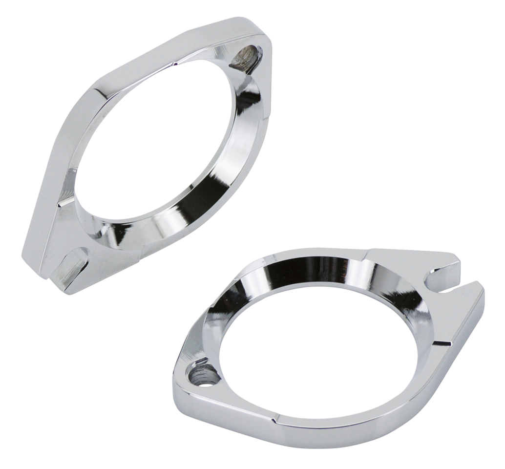 CHROME MANIFOLD AND THROTTLE BODY MOUNTING FLANGES