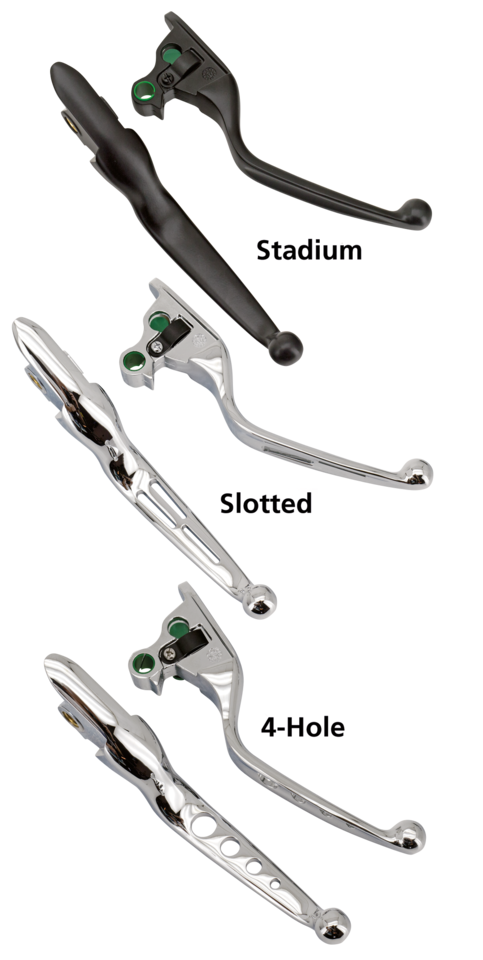 BRAKE & CLUTCH LEVER SETS FOR TWIN CAM & MILWAUKEE EIGHT SOFTAIL