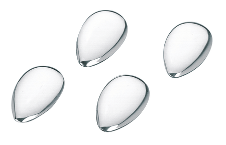 CHROME TEARDROP CONCHO