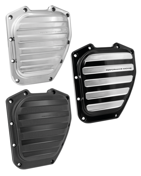 PERFORMANCE MACHINE DRIVE DESIGN CAM COVERS FOR TWIN CAM