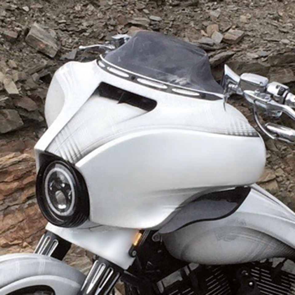 TOMMY & SONS BATWING STYLE FAIRING FOR FLHT
