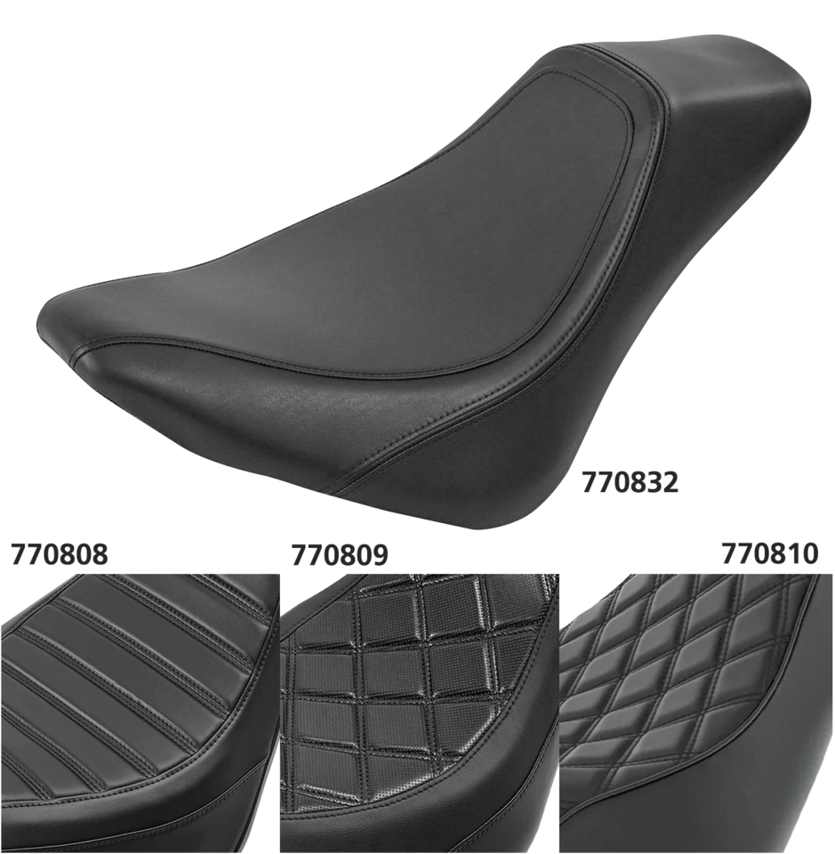 C.C. RIDER SOLO SEAT FOR MILWAUKEE EIGHT SOFTAIL