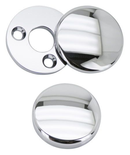 CHROME STEERING LOCK COVER FLHR ROAD KING