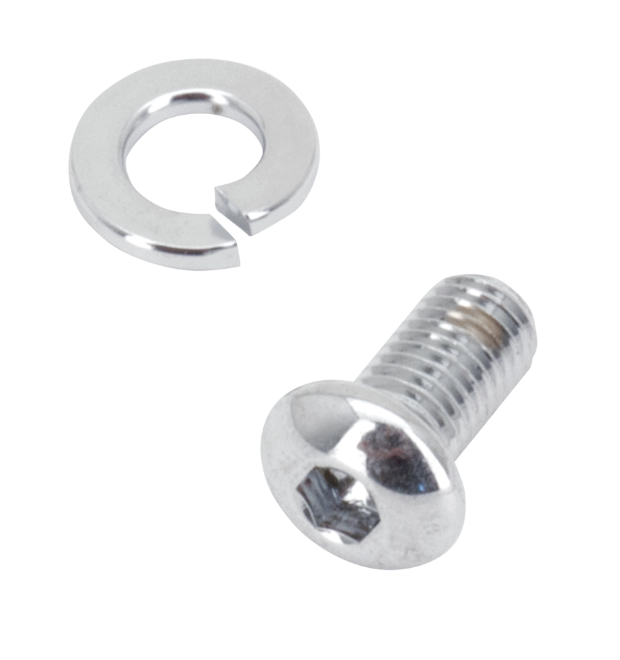 CHROME BUTTON HEAD SEAT TAB SCREW