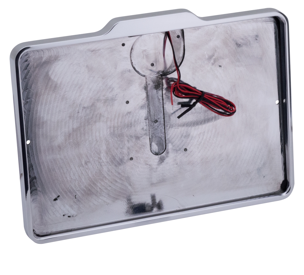 LICENSE PLATE FRAME WITH LICENSE PLATE ILLUMINATION